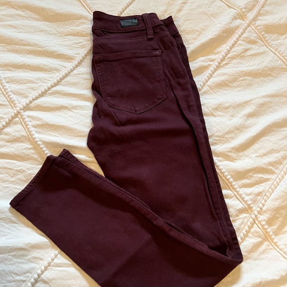 Paige Verdugo ankle jeans in aubergine- size 25 - Picture 1 of 8